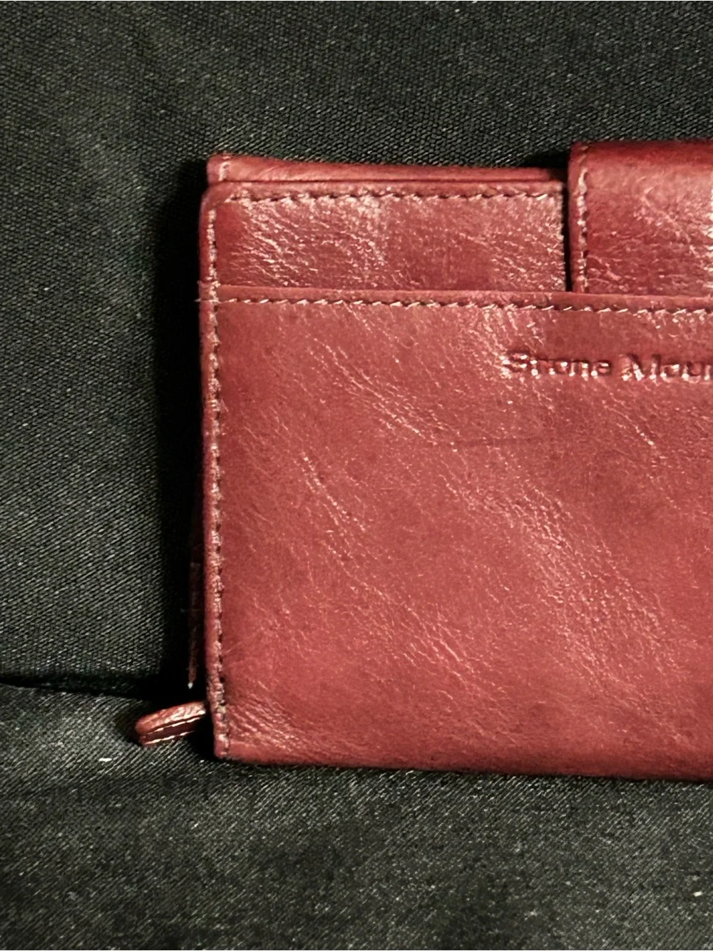 Stone Mountain Women’s Classic Burgundy Snap Wallet